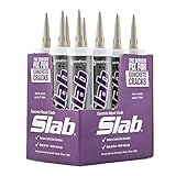 Sashco - 16210-12 Slab Concrete Crack Repair Sealant, 10.5 Ounce Cartridge, Gray (Pack of 12)