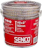 Senco 08F200Y Duraspin# 8 by 2" Subfloor Collated Screw (1, 000per Box)