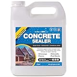 Serveon Sealants Concrete Driveway Sealer Plus Stain Guard (Matte Finish) Commercial Grade Outdoor Indoor Waterproof Sealant Protects Pavers Sidewalks Pools (1 Gallon) H2900