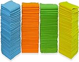 Simple Houseware Microfiber Cleaning Cloth, 4 Colors - 150 Pack
