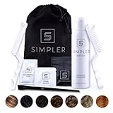 Simpler Hair Color Light Brown Mustache and Beard Upgraded Brush Kit with 3 Brushes Included for Precision Application - Gentle, Professional Quality and Ammonia Free Dye for Hair, Beard, and Mustache
