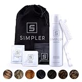 Simpler Hair Color for Men Kit for Full Gray Coverage - Light Brown Men’s Hair Dye - Easy Hair or Beard Dye for 100% Gray Coverage - Ammonia Free Hair Color, Natural Beard Coloring for Men