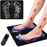 Siseca Transcutaneous Electronic Nerve Stimulator, Foot Stimulator Pad with Remote Control