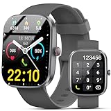 Smart Watch, 1.91" Smartwatch for Men Women (Answer/Make Call), Fitness Tracker with 100+ Sport Modes, IP68 Waterproof, Heart Rate/Sleep/Spo2 Monitor, Pedometer, Activity Tracker for Android iOS