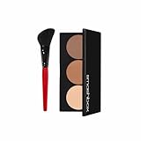 Smashbox Step-By-Step Contour Kit | Buildable, Highlight, Shapes + Brush, 0.4 Ounce, Light/Medium