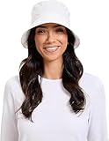 Solbari Unisex Bondi Bucket Hat UPF50+ Packable UV Sun Protection Hat, Adjustable Size, Stylish, Breathable (Large, X-Large, White)