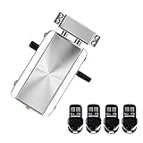 Splenssy Electronic Intelligent Home Door Lock Kit, Smart Wireless Anti-Theft Home Security Keyless Deadbolt Access Control System with 4pcs Remote Control