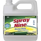 Spray Nine 26801-4PK Heavy Duty Cleaner, Degreaser & Disinfectant, Citrus Scent, Indoor & Outdoor Cleaner for Kitchens, Bathrooms, Yard Equipment, Automotive & Industrial 1 Gallon (Pack of 4)