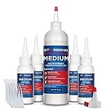 Starbond EM-150 Medium, Premium CA - Super Glue Kit with Extra Bottles, Caps, and Microtips, 16 oz. (Bulk Size) (for Woodturning, Pen Turning, Hobby, Lapidary, Acrylic Nails)