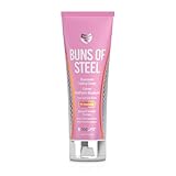 SteelFit Buns of Steel Cellulite Cream | 30-45 Days of Supply | Heat-Activated Maximum Definition Cream for Tight & Toned Glutes | Firming Body Lotion for Pre & Post Workout