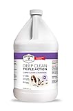 Stuart Pet Supply Co. Professional Strength Deep Clean (Gal.) 3X Carpet Cleaner Solution & Deodorizer, Concentrated Encapsulating Carpet Shampoo, Pet Odor & Dirty Carpet Cleaning Solution 128 fl oz.