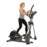 Sunny Health & Fitness Programmable Electro-Magnetic Elliptical Cross Trainer Exercise Machine, Full-Body Low-Impact Cardio Equipment with 24 Pre-Built Workout Modes and 330 lbs Capacity – SF-E3912