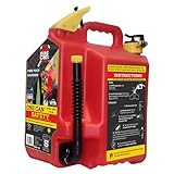 Surecan 5 Gallon Container Type II - Rotating Spout, Self-Venting, & Spill Free, Ideal Large Five Gallon Safety Storage Can (Red, SUR5SFG2)