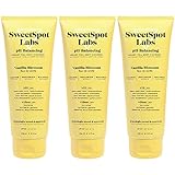 SweetSpot Labs pH Balanced Wash, Gentle Vanilla Blossom Scent, with Shea Butter and Aloe Vera, Sulfate Free, 8 oz (Pack of 3)