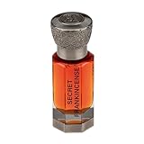 Swiss Arabian Secret Frankincense - Luxurious Concentrated Perfume Oil - Long Lasting Artisan Perfume with Notes of Rose, Violet, and Oud - 0.4 oz