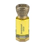 Swiss Arabian Shaghaf Oud - Luxurious Concentrated Perfume Oil - Long Lasting Artisan Perfume with Notes of Saffron, Praline, and Vanilla - 0.4 oz
