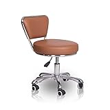 T-Spa Pedicure Stool for Professional Beauty Salon Nail Shop Spa (Cappuccino)