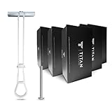 TITAN ANCHORS 50-Pack 1/4"-20 Heavy Duty Quick Toggle Anchors with Bolts Set | for Drywall, Metal Studs, and Concrete Block | Holds 260+ Lbs. | 50 Toggles + 50 Bolts