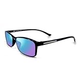 Teenkorvov Double Coating Color Blind Glasses for Men and Women with Red-Green Blindness,Can Blue Light Blocking