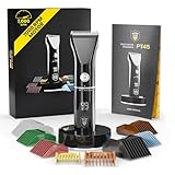 The Beard Club Beard Trimmer for Men - Electric Cordless Rechargeable Beard & Hair Trimmer - High Power 7000 RPM - 8 Color Guides 45 Unique Trim Lengths - Travel Lock