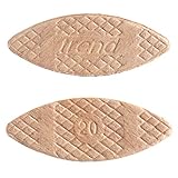 Trend 1000pcs Certified Beechwood No. 20 Joining Biscuits for Woodworking, Joinery, Furniture Framing, BSC/20/1000