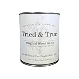 Tried & True Original Wood Finish, Quart - Linseed Oil & Beeswax Blend, Ideal for All Woodwork, Long-Lasting Durability, Food Safe Sealer, Non-Toxic Wood Finish