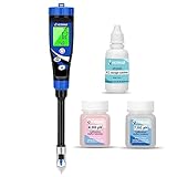 UIUZMAR Soil pH Meter Digital Soil pH Tester for House Plant Soil pH Measure for Coco Soil and Nutrient Solution Lawn Soil Test Kit for Garden, Indoor Greenhouse, Farming, and Outdoor Plants