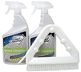 Ultimate Grout Cleaner for Tile Floors Blasts Away Years of Dirt and Grime. Heavy Duty Spray Cleaning Solution. Safe for Colored Grout and Natural Stone. Professional Results 2-QTS W Brush