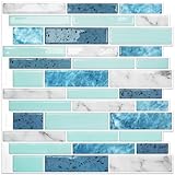 Vamos Tile 10 Sheets Peel and Stick Tile Backsplash, 12