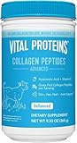 Vital Proteins Grass Fed Collagen Powder Supplement Hydrolyzed Peptides with Hyaluronic Acid and Vitamin C - Non-GMO, Dairy & Gluten Free Unflavored, 9.33oz
