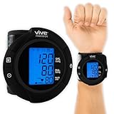 Vive Precision Smart Wrist Blood Pressure Monitor - Digital Automatic Accurate BP Cuff Machine for Irregular Heartbeat & Heart Rate Detection at Home - Portable Wireless Display for Adults, Pregnancy