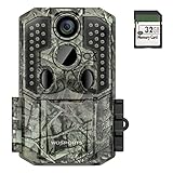 WOSPORTS Trail Camera,48MP 4K 0.2S Trigger Motion Activated,Game Hunting Camera with Night Vision IP66 Waterproof 2.0''LCD 120°Wide Camera Lens for Outdoor Scouting Wildlife Monitoring Home Security