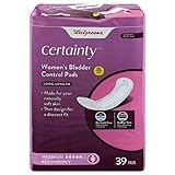 Walgreens Certainty Women's Bladder Control Pads, Maximum Absorbency, Long Length 39 ea (4)