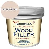 Water-Based Wood & Grain Filler - Neutral Base - 1 Gallon by Goodfilla | Replace Every Filler & Putty | Repairs, Finishes & Patches | Paintable, Stainable, Sandable & Quick Drying