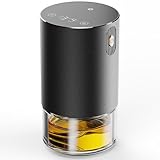Waterless Essential Oil Diffuser - Rechargeable Scent Diffuser for Home and Car Diffuser, Portable Waterless Diffuser with Home/Car Mode 4 Mist Level and Timer Setting, Pure Scent
