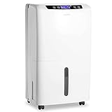 Waykar 2000 Sq. Ft Dehumidifier for Home and Basements, with Auto or Manual Drainage, 0.66 Gallon Water Tank Capacity
