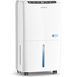 Waykar 2000 Sq. Ft Energy Star Dehumidifier for Home and Basement with Auto or Manual Drainage, Quiet 33dB Operation, 0.6 Gallon Water Tank Capacity