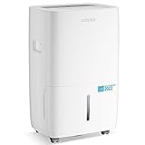 Waykar 80 Pints Energy Star Dehumidifier for Spaces up to 5,000 Sq. Ft at Home, in Basements and Large Rooms with Drain Hose and 1.14 Gallons Water Tank (JD025CE-80)