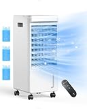 Windowless Portable Air Conditioner, 7H Timer & 1-Gal Tank, 3-IN-1 Portable AC Unit with Remote, 40°Oscillation, 3 Modes & 3 Speeds, Ultra-Quiet 22