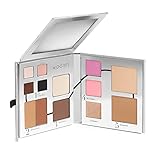 Woosh Beauty, Fold out Face Original Makeup Palette, Travel, All in One, Neutral Cream & Powder (#3 Medium)