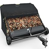 YINTATECH 48" Lawn Sweeper, Tow Behind Leaf Collector, Pine Needle, Pine Cone, Grass Sweeper