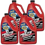 Zep 10 Minute Drain Opener Gel 1 Gallon (Case of 4) ZHCR128NG - Commercial Strength, Fast Acting and Safe for All Pipes