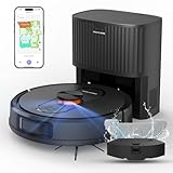 eitton Robot Vacuum and Mop with Self-Emptying,4000Pa LiDAR Robot Vacuum Cleaner,3-in-1 Robotic Vacuums for 45 Days of Cleaning,Hands-Free,No-Go Zones,Perfect for Hard Floors, Carpets, and Pet Hair