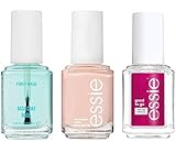 essie First Base basecoat + Mademoiselle Pink Nail Polish and Good to go top Coat 1 ea