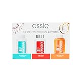 essie Nail Care, Protect Your Mani Kit, Base Coat, High-Shine Top Coat & Cuticle Oil, Vegan, 1 Kit
