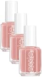 essie Salon-Quality Nail Polish, 8-Free Vegan, Midtone Nude, The Snuggle Is Real, 0.46 fl oz (Pack of 3)