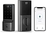 eufy Security Smart Lock C210, Keyless Entry Door Lock, Built-in WiFi Deadbolt, Smart Door Lock, No Bridge Required, Easy Installation, Touchscreen Keypad, App Remote Control, 4 AA Batteries Included