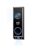 eufy Security Video Doorbell E340 (Battery Powered), Dual Cameras with Delivery Guard, 2K Full HD and Color Night Vision, HomeBase S380 Compatible, No Monthly Fee