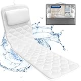 hawbath Full Body Bath Pillow, Spa Bath Pillows for Tub Neck and Back Support, Luxury Bath Tub Pillow with Laundry Bag, Bathtub Accessories for Women Relaxing