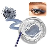 michael marcus Makeup Cake Eye Liner & Eyeliner Brush (Twilight) - Water Activated Dry Pressed, Long-Lasting & Smudge Resistant Eyeliner - Cruelty & Paraben Free - For Beginner & Pro Makeup Artist